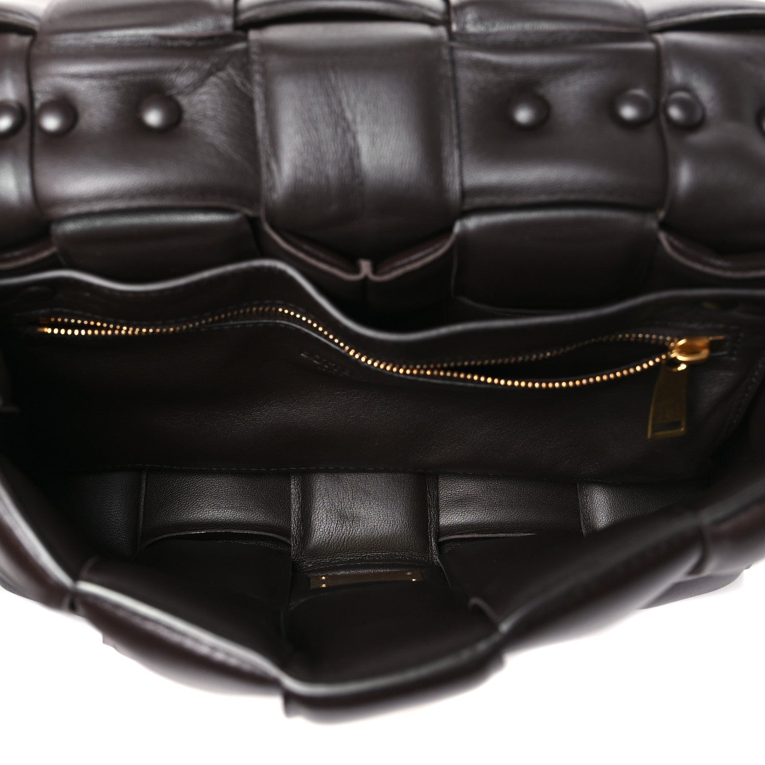 Bottega Veneta Lambskin Maxi Intreccio Padded Chain Cassette Crossbody Bag Fondant 5 of 10