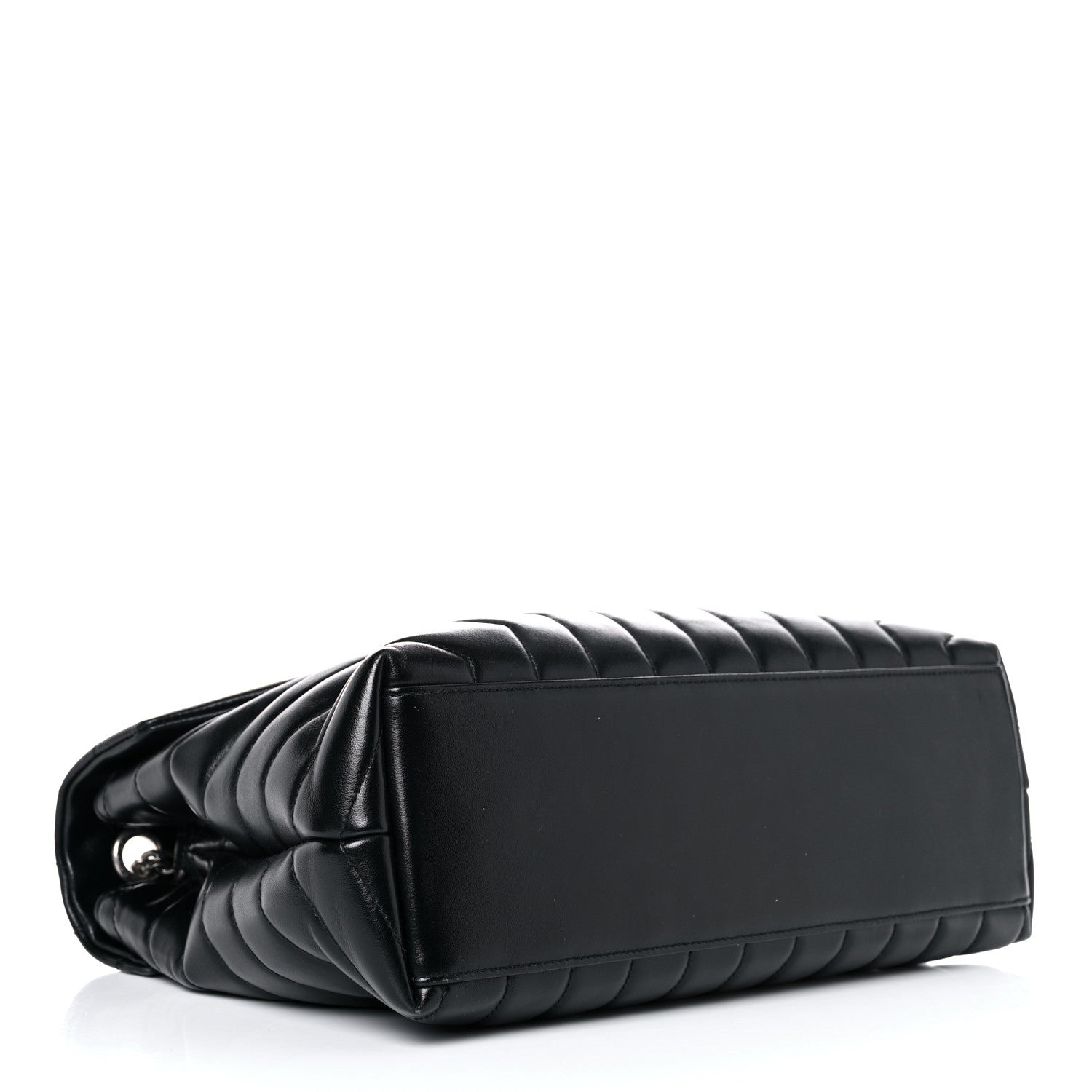 Saint Laurent Calfskin Y Quilted Monogram Medium Loulou Chain Satchel Black 4 of 25