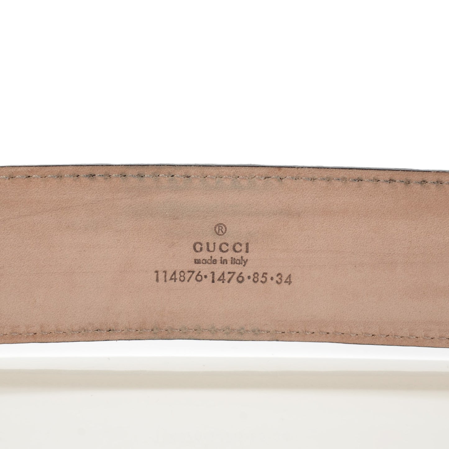 Guccissima Interlocking G 40mm Belt 85 34 Black
