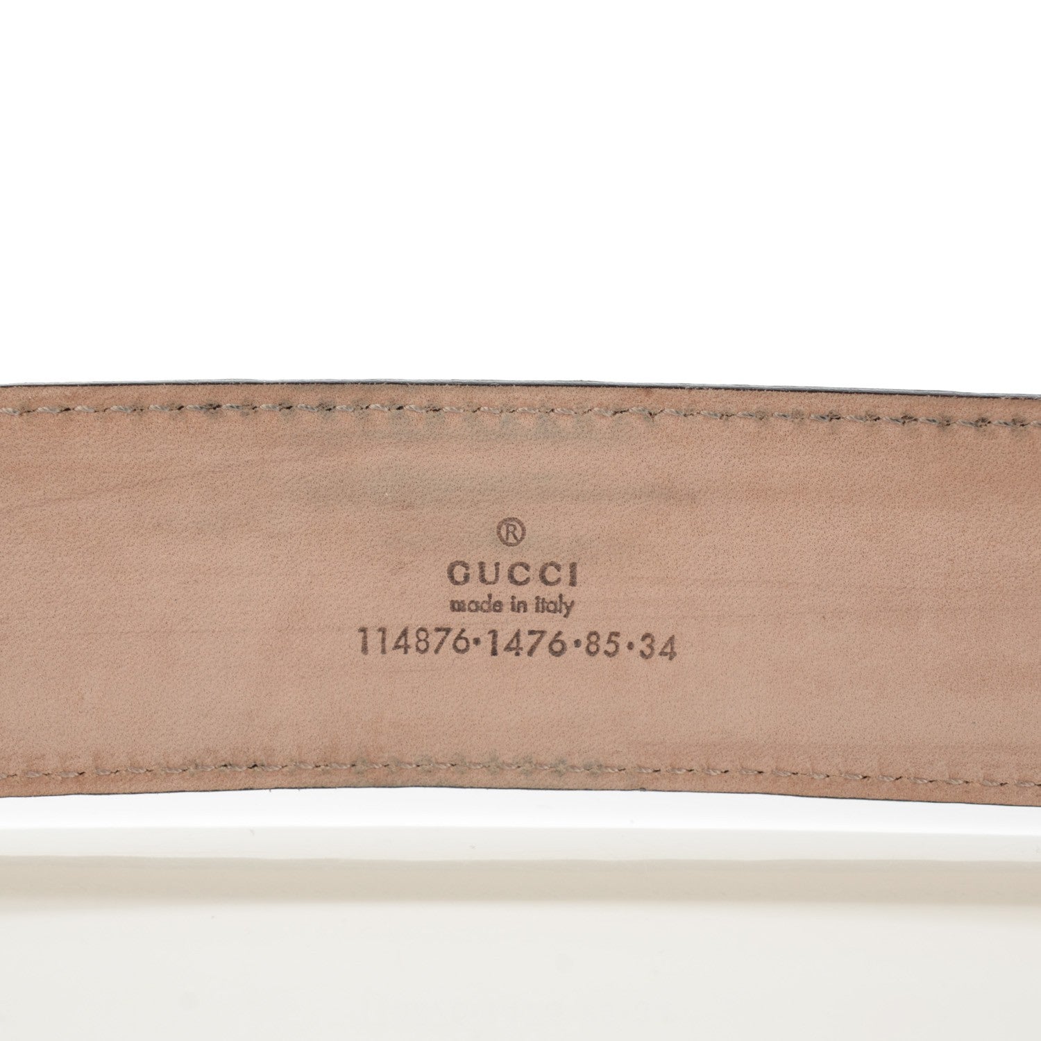 Gucci Guccissima Interlocking G 40mm Belt 85 34 Black 5 of 7