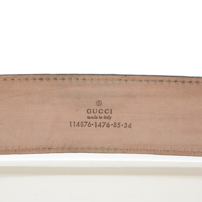 Gucci Guccissima Interlocking G 40mm Belt 85 34 Black 5 of 7