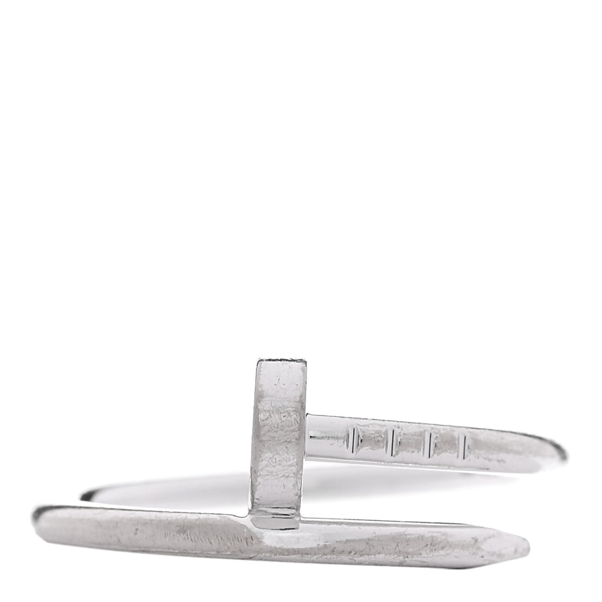 Cartier 18K White Gold Small Juste Un Clou Ring 52 6 1 of 5