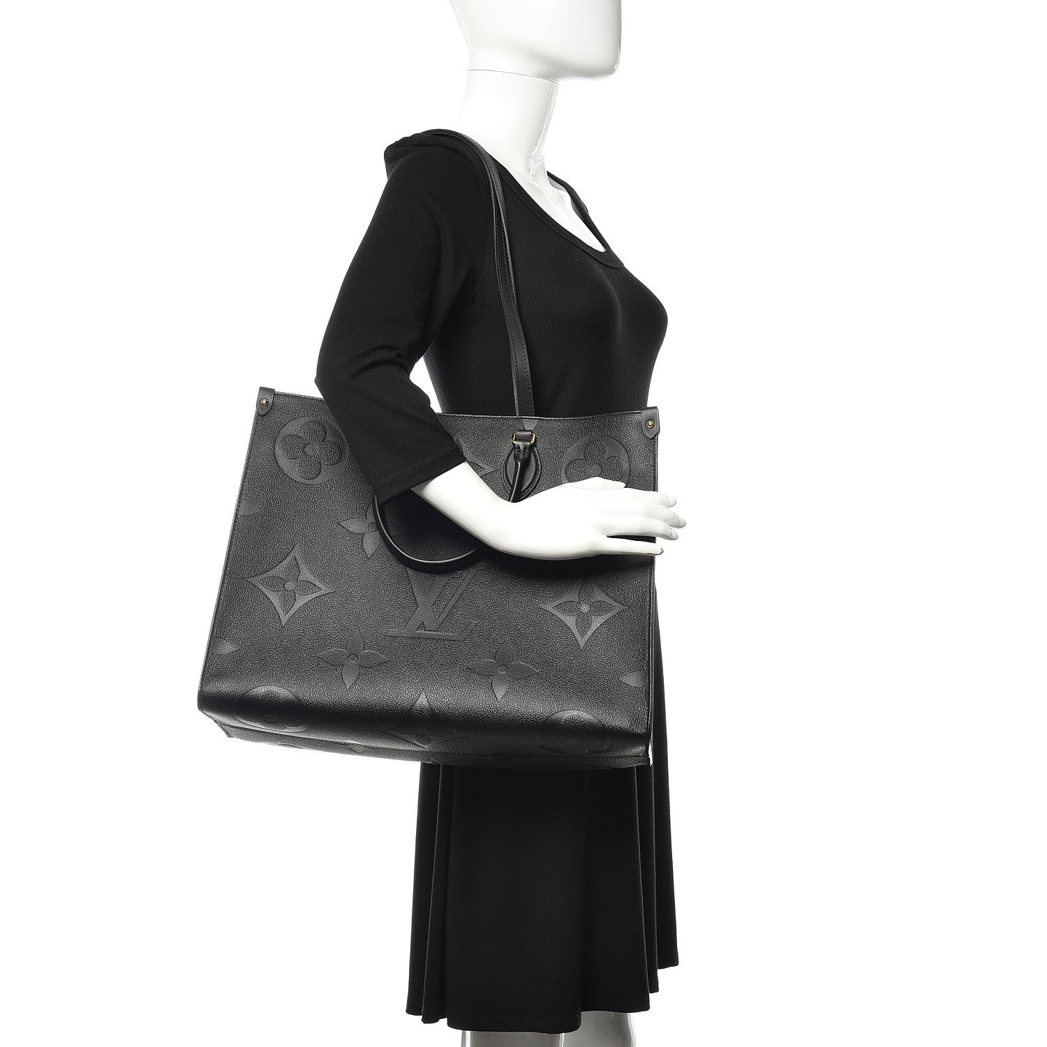 Louis Vuitton Empreinte Monogram Giant Onthego GM Black 3 of 11