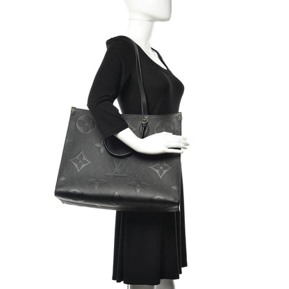 Louis Vuitton Empreinte Monogram Giant Onthego GM Black 3 of 11