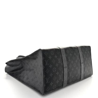 Louis Vuitton Monogram Eclipse Cabas Zippe GM Black 4 of 9