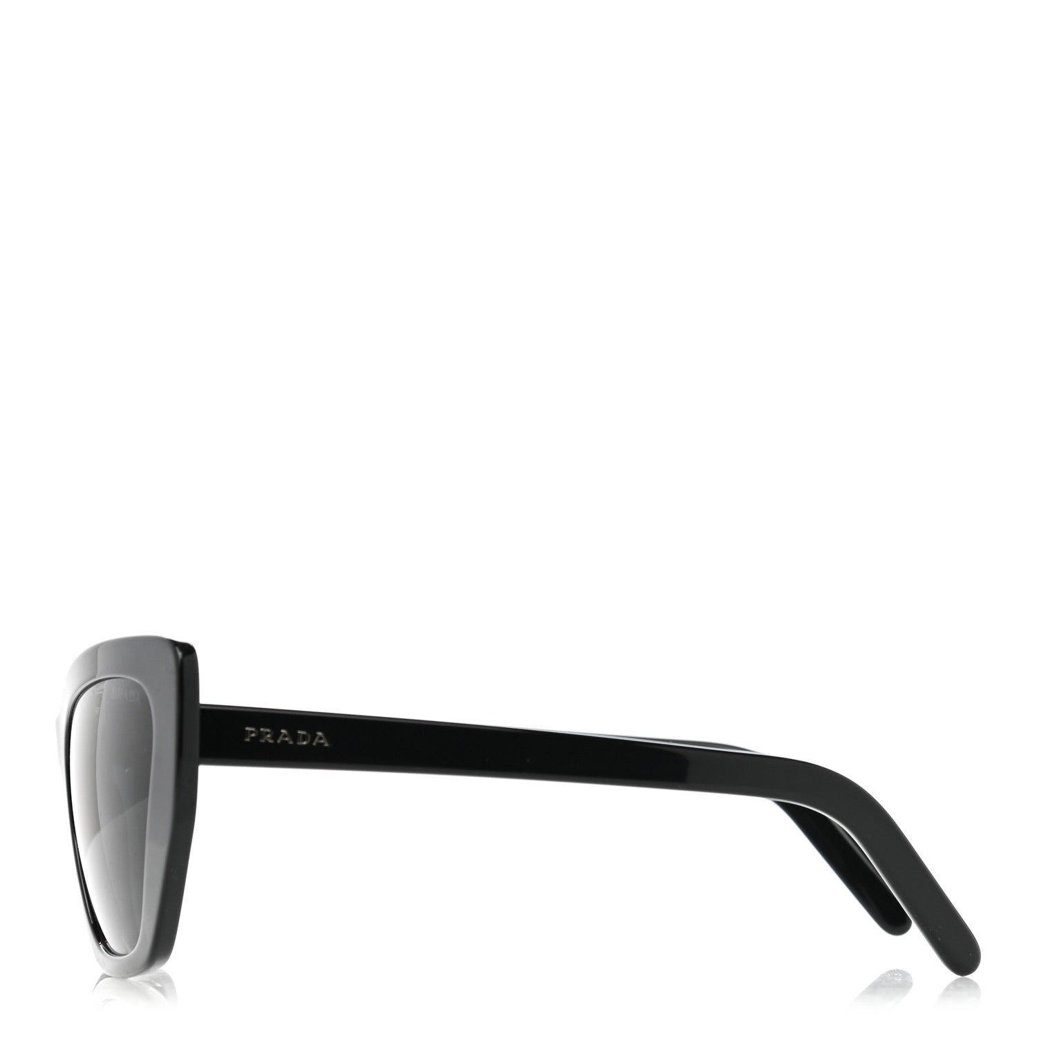 Prada Cat Eye Sunglasses SPR 08V Black 3 of 8