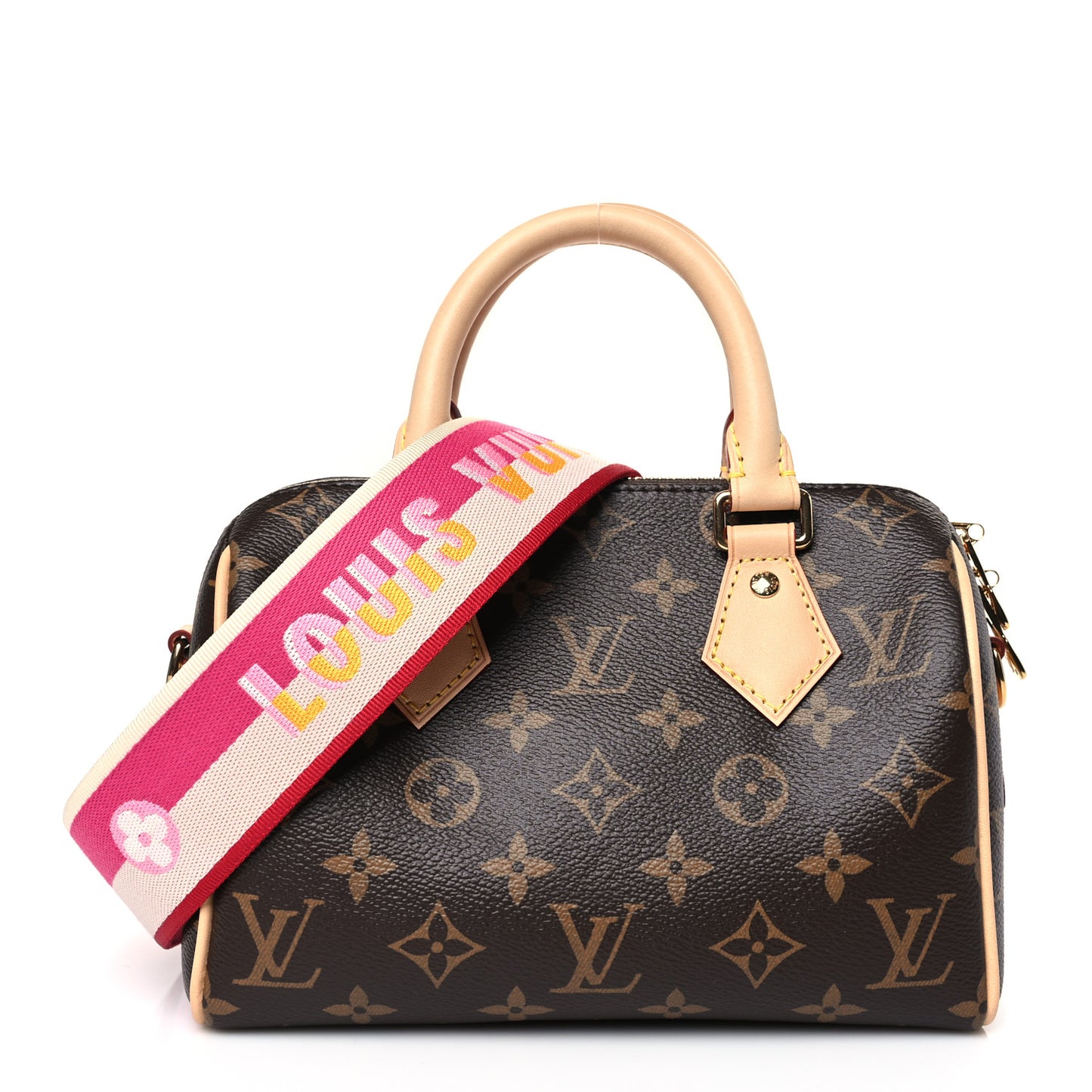 Monogram Speedy Bandouliere 20 Fuchsia