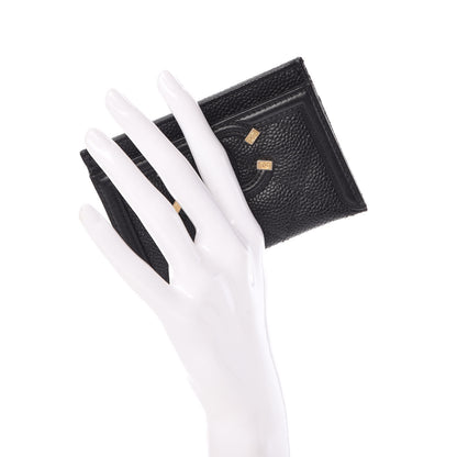 Chanel Caviar Quilted Filigree Card Holder Black 2 of 8