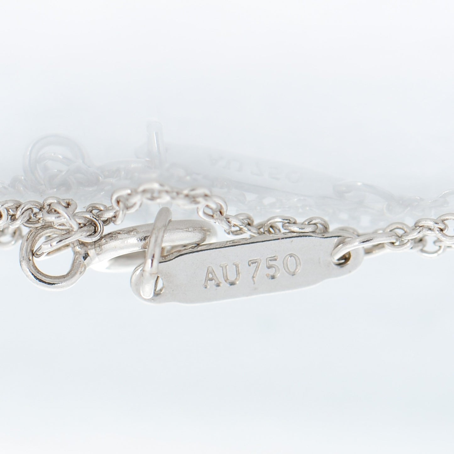 Platinum Diamond .90ct Fleur De Lis Key Pendant Necklace