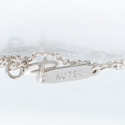 Tiffany Platinum Diamond .90ct Fleur De Lis Key Pendant Necklace 4 of 7