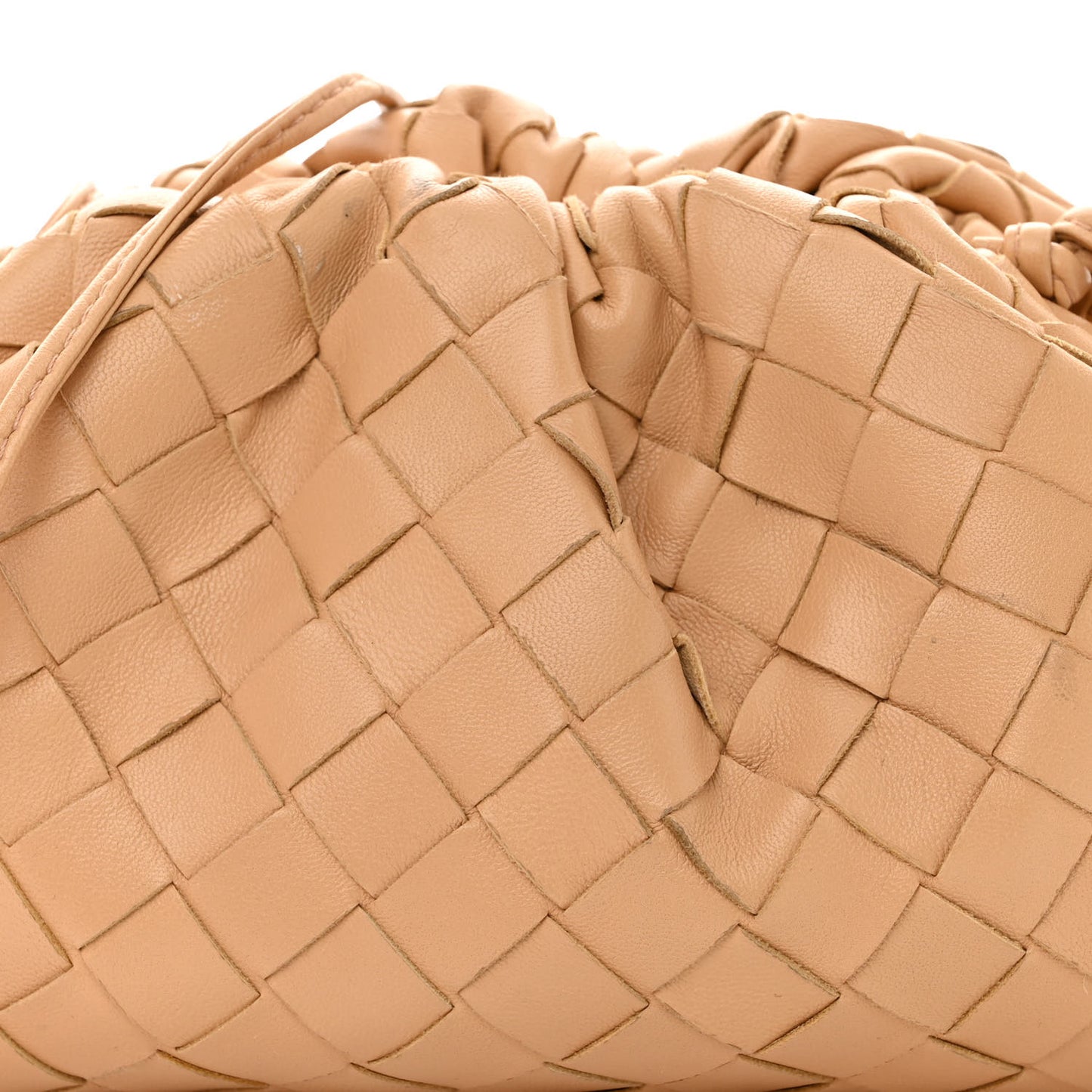 Nappa Intrecciato The Mini Pouch Almond