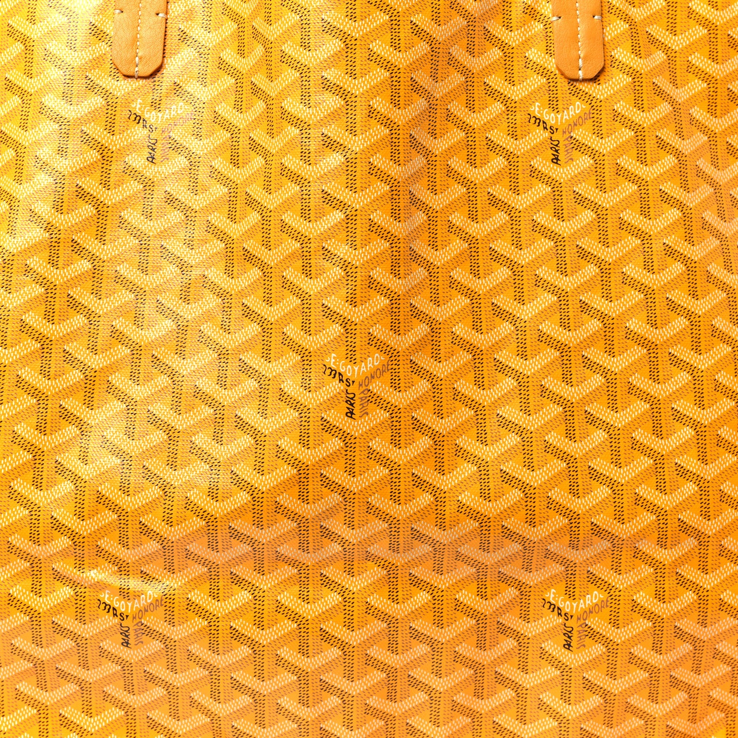 Goyard Goyardine Reversible Anjou GM Yellow 11 of 18