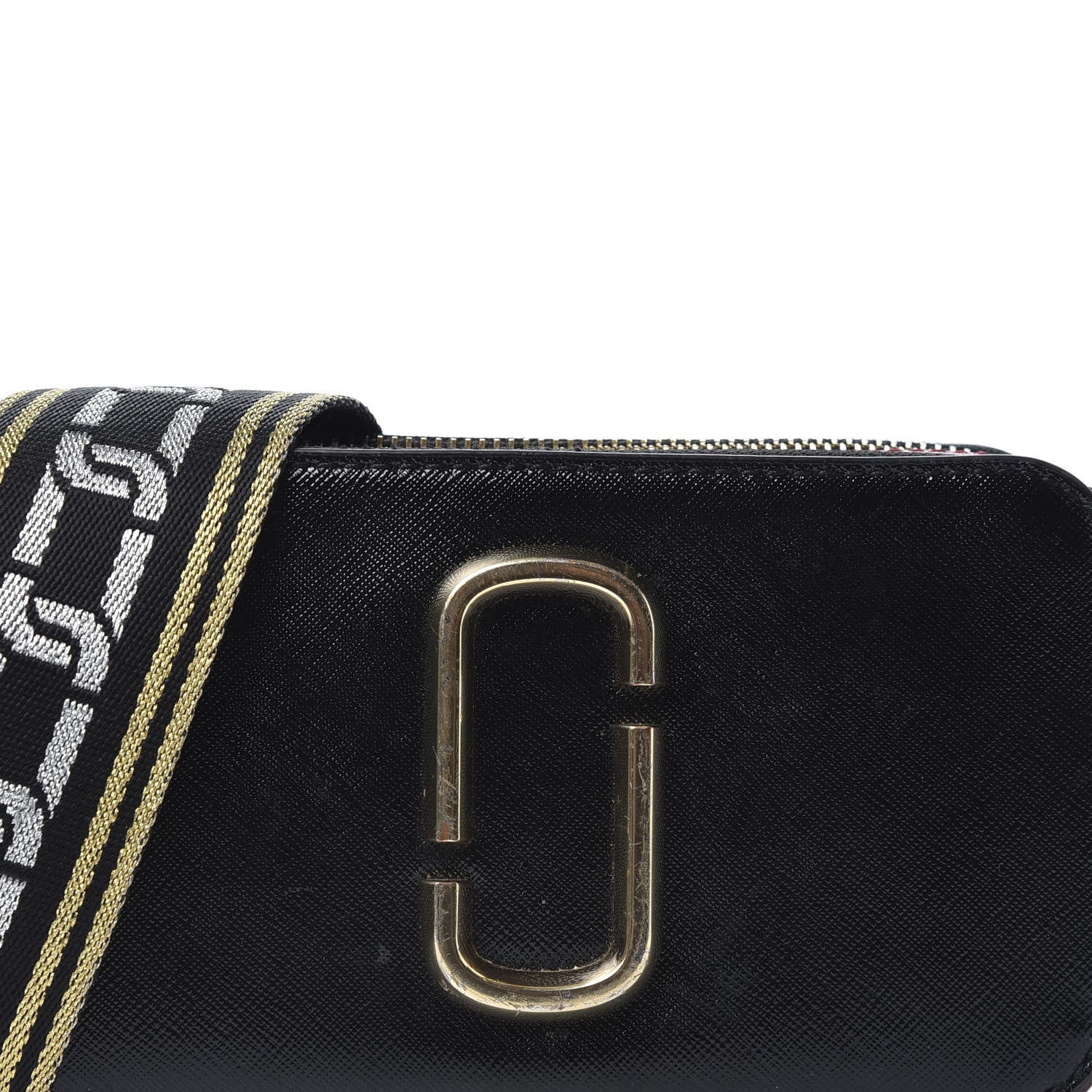 Marc Jacobs Saffiano Small Snapshot Camera Bag Black Multi 9 of 9