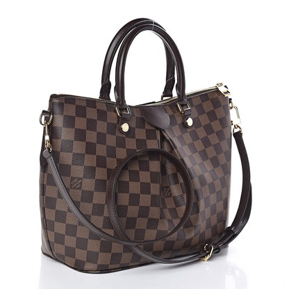 Louis Vuitton Damier Ebene Siena MM 3 of 9