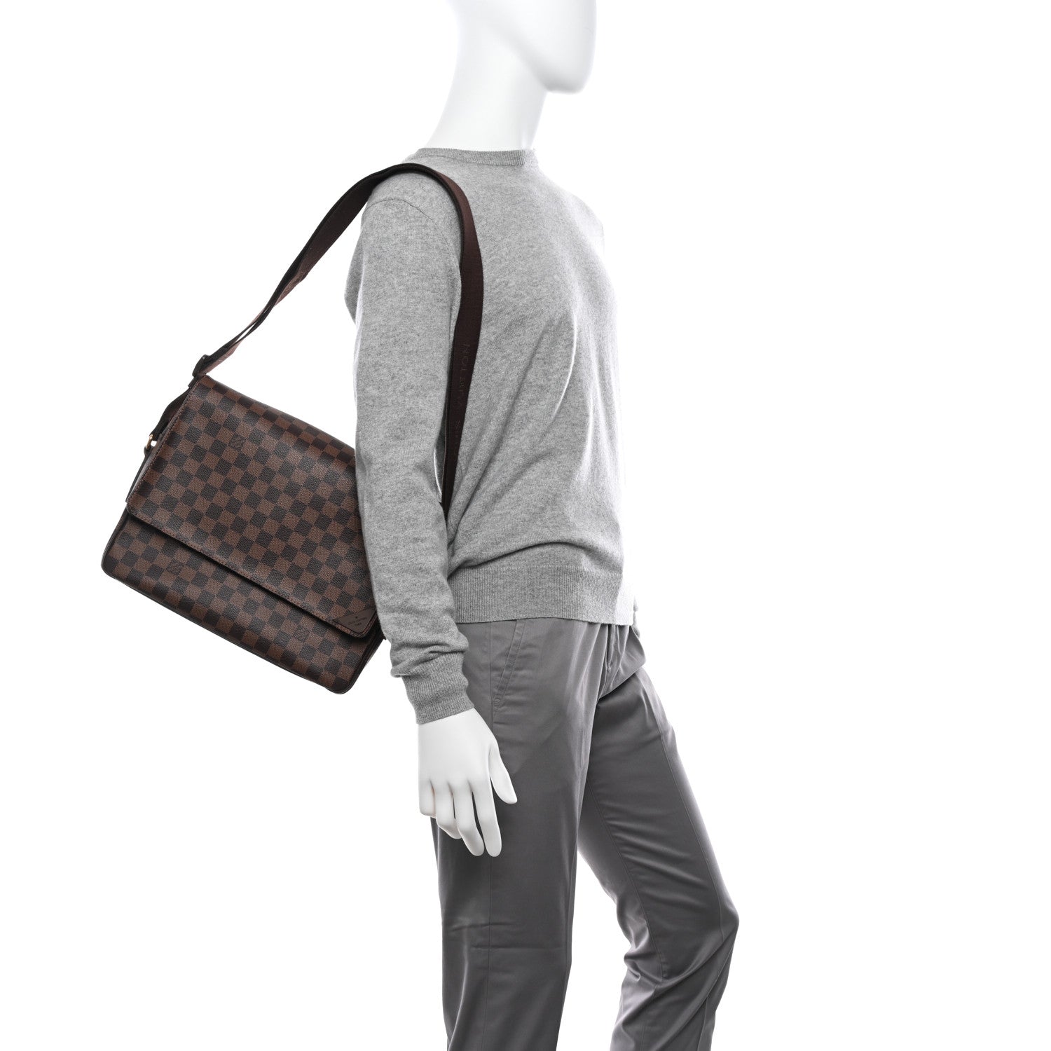 Louis Vuitton Damier Ebene Shelton MM 2 of 10