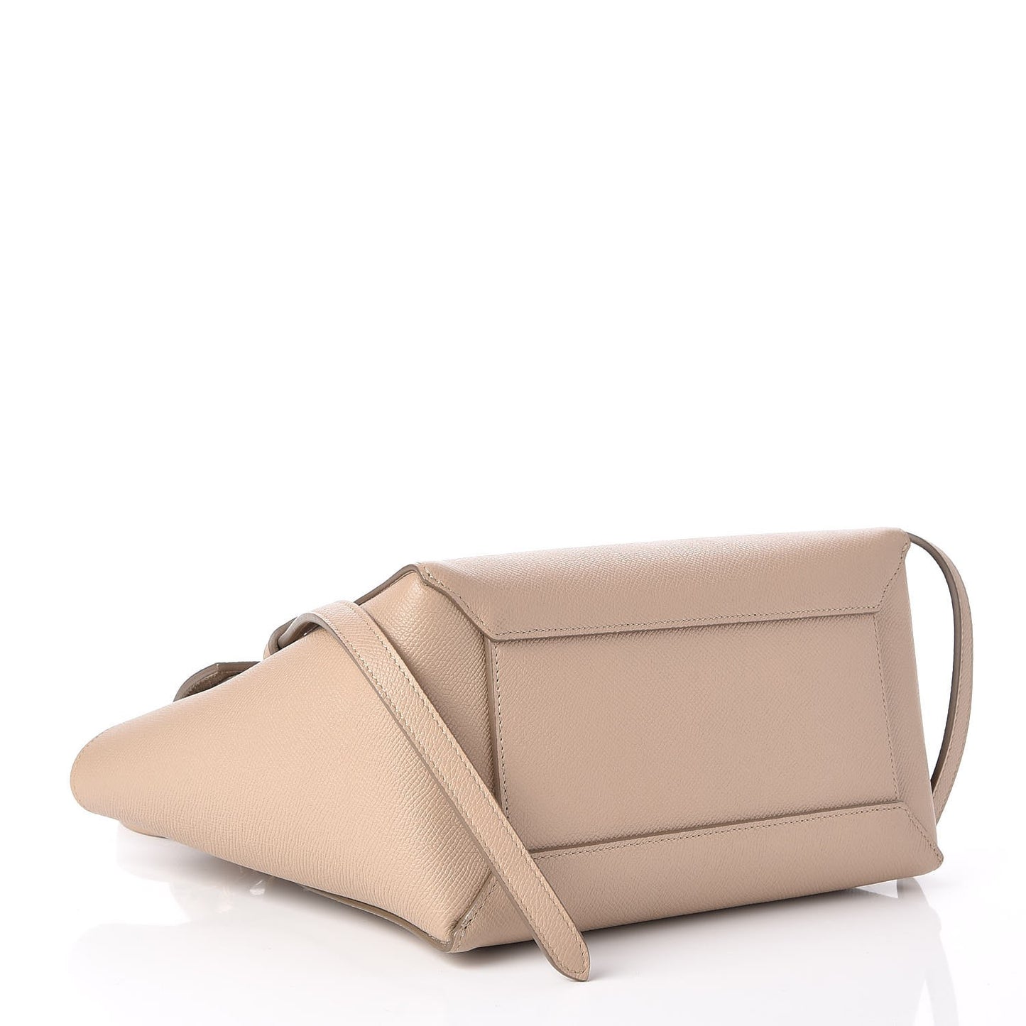 Grained Calfskin Micro Belt Bag Light Taupe
