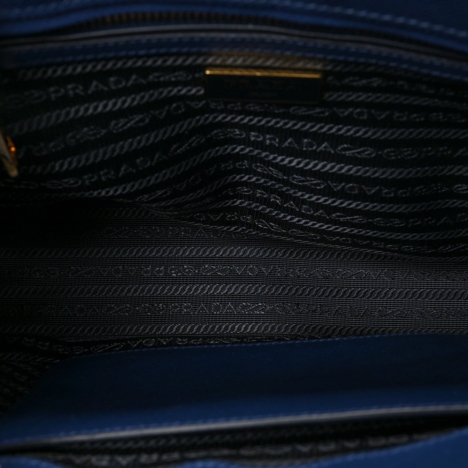 Prada Saffiano Small Galleria Double Zip Tote Bluette 5 of 8