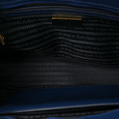 Prada Saffiano Small Galleria Double Zip Tote Bluette 5 of 8