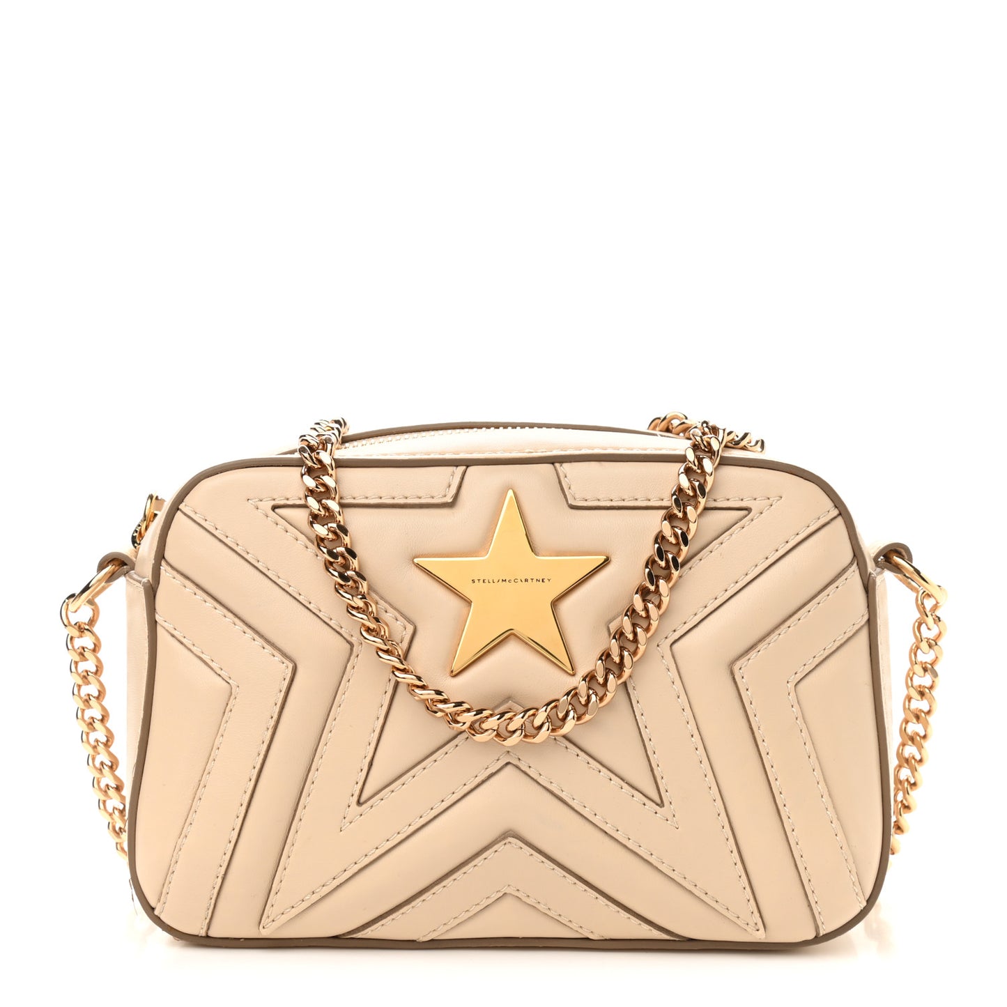 Eco Alter Nappa Star Patch Shoulder Bag Cream
