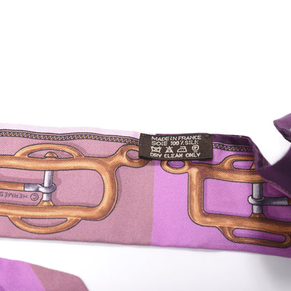 Hermes Silk Bouclerie d'Attelage Twilly 3 of 3