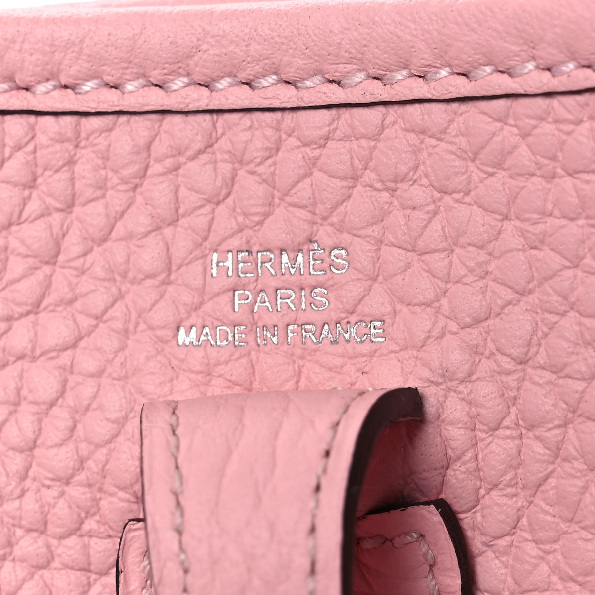 Hermes Taurillon Clemence Evelyne TPM Rose Sakura 6 of 11