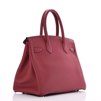 Hermes Togo Birkin 30 Rouge Grenat 3 of 35