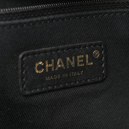 Chanel Woven Straw Raffia Medium Deauville Tote Black 6 of 12