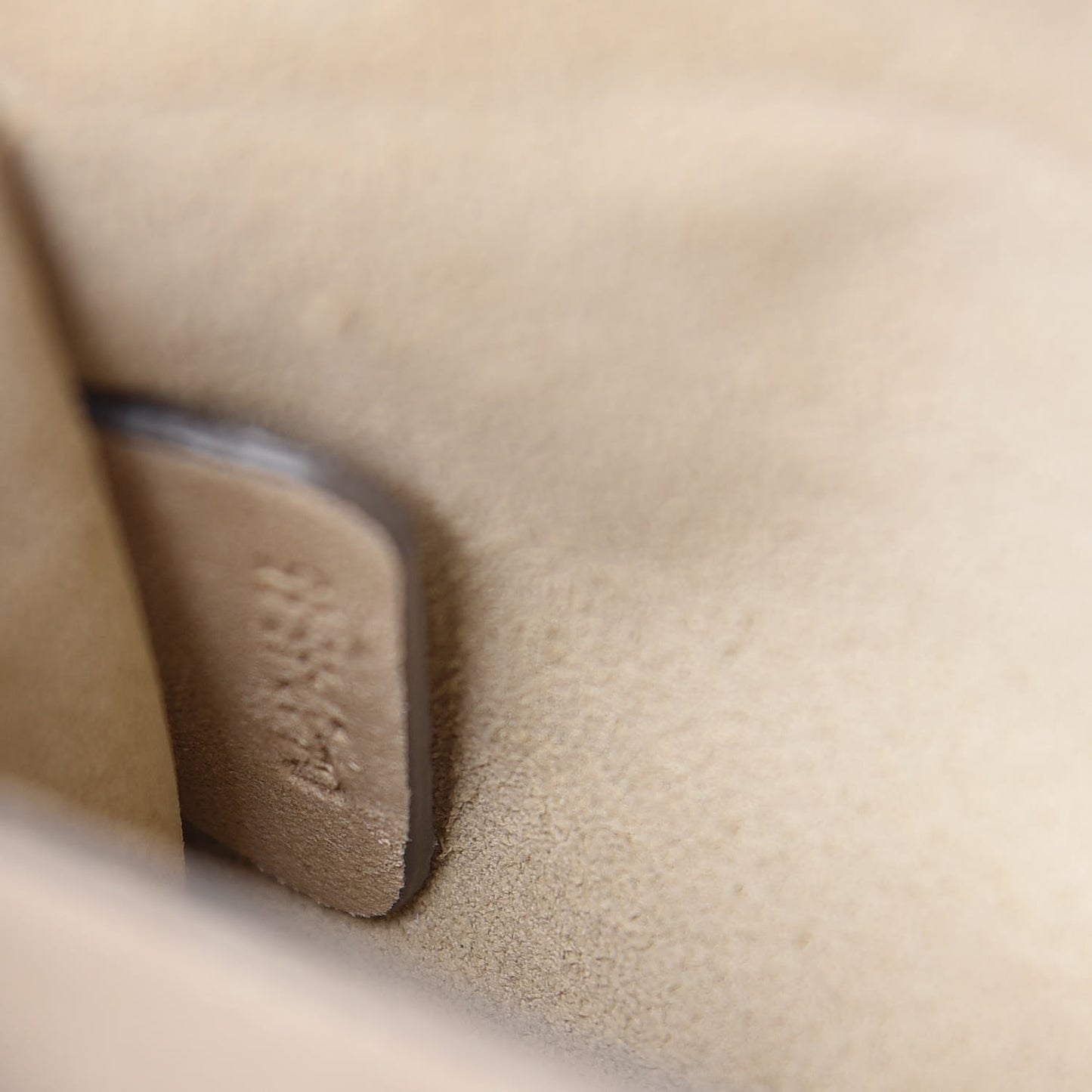 Suede Calfskin Small Faye Shoulder Bag Motty Grey