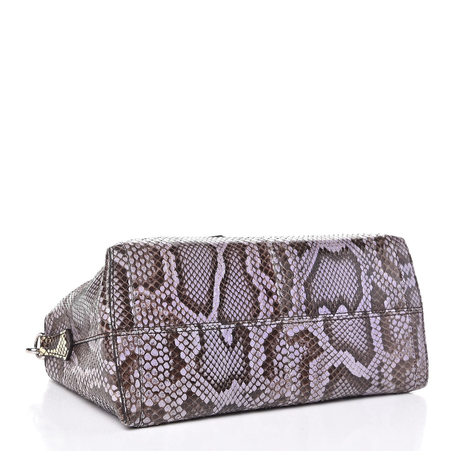 Shiny Snakeskin Bi-Color Medium By The Way Boston Bag Cassis Multicolor