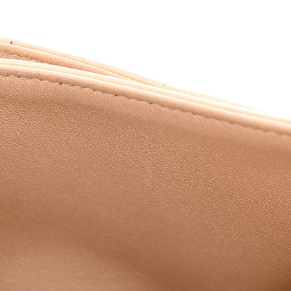 Chanel Iridescent Calfskin Quilted Medium Double Flap Beige 12 of 13