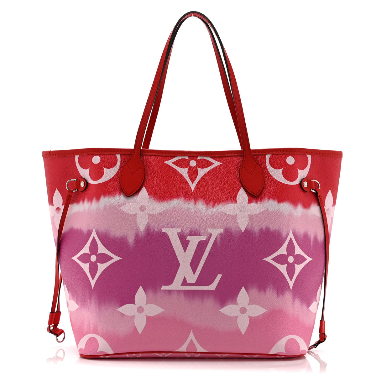 Louis Vuitton Monogram Escale Neverfull MM Rouge 1 of 11