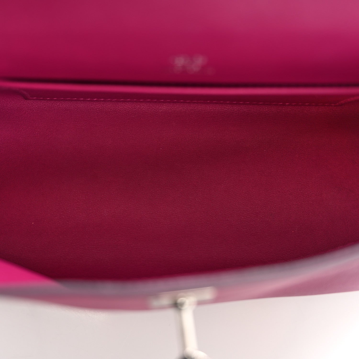 Hermes Swift Kelly Pochette Clutch Rose Pourpre 5 of 9