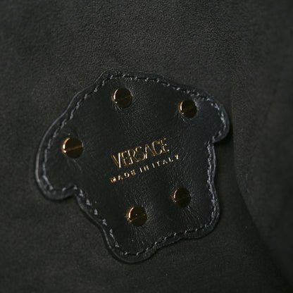 Versace Smooth Calfskin La Medusa Tote Bag Black 6 of 9