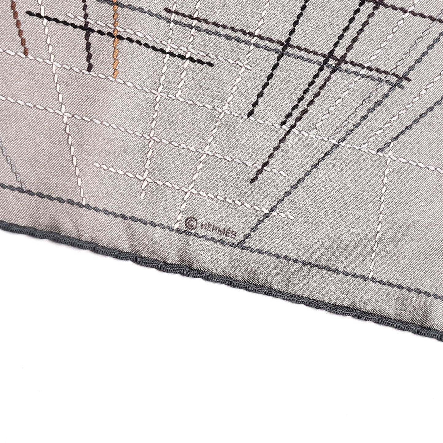 Silk Pique Sellier Scarf 70
