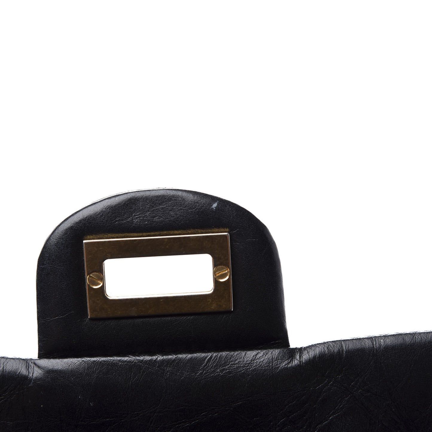 Aged Calfskin Quilted 2.55 Reissue 226 Flap Black