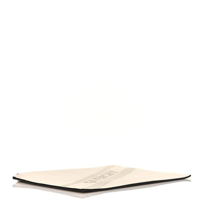 Givenchy Calfskin Medium Perforated Logo Pouch White 4 of 7