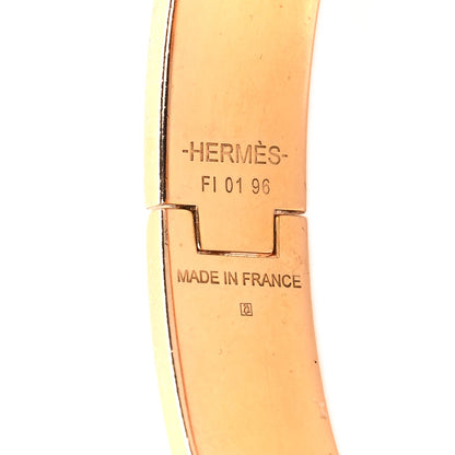 Hermes Enamel Narrow Clic Clac H Bracelet PM White 4 of 4
