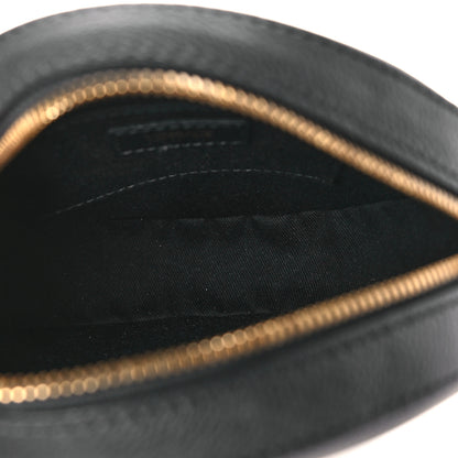 Versace Calfskin La Medusa Round Camera Bag Black 6 of 8