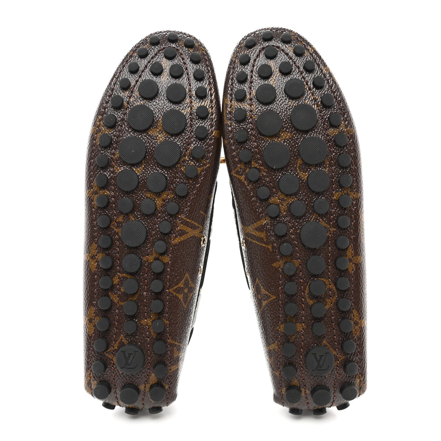 Louis Vuitton Patent Reverse Monogram Gloria Loafers 37 5 of 8