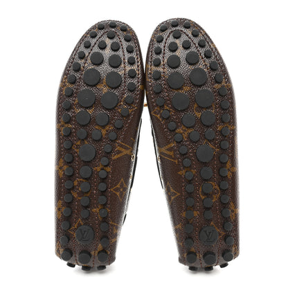 Louis Vuitton Patent Reverse Monogram Gloria Loafers 37 5 of 8