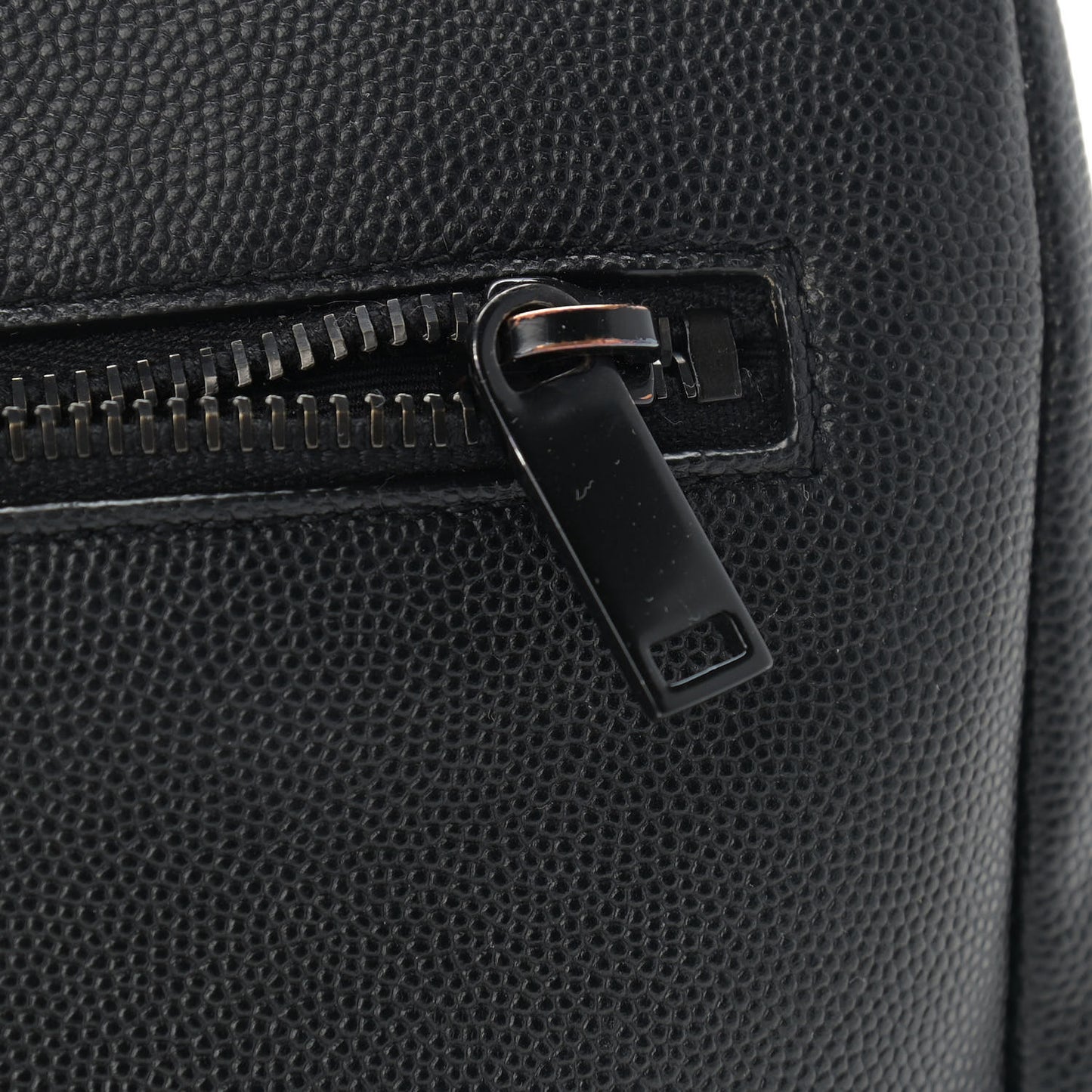 Grain De Poudre Medium West Hollywood Monogram Fold-Over Black