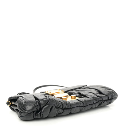 Miu Miu Nappa Matelasse Clutch Black 4 of 12