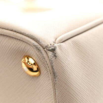 Prada Saffiano Medium Galleria Double Zip Tote Pomice 11 of 13