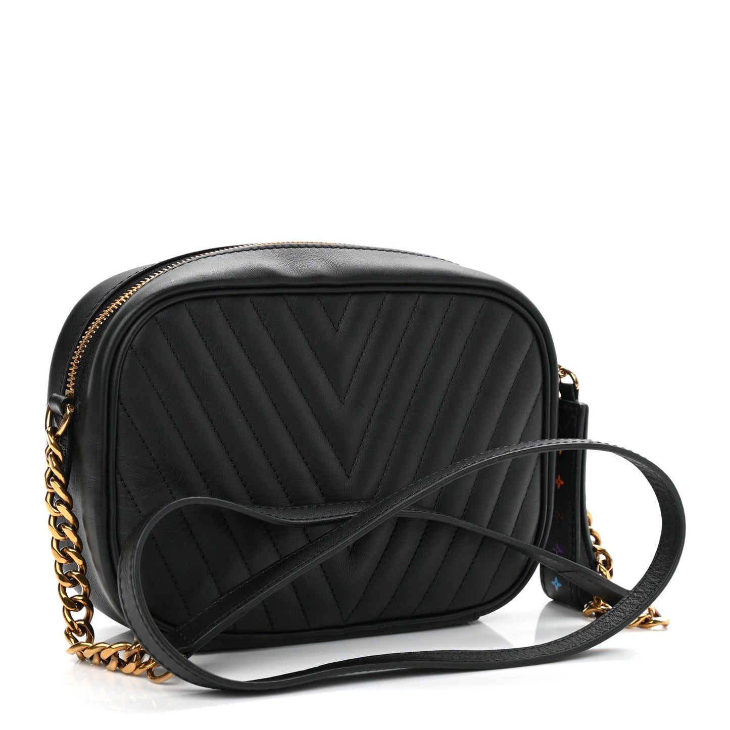 Calfskin New Wave Camera Bag Black