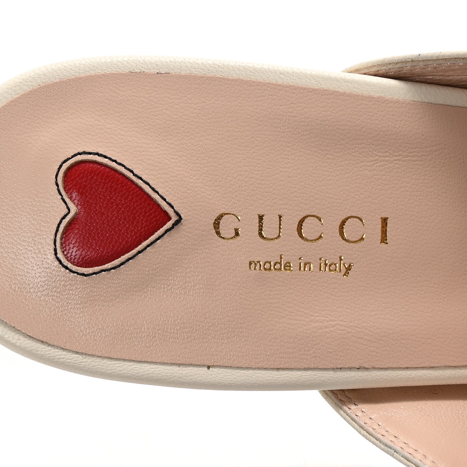 Gucci Malaga Kid Web Womens Princetown Slippers 38 Mystic White 8 of 10