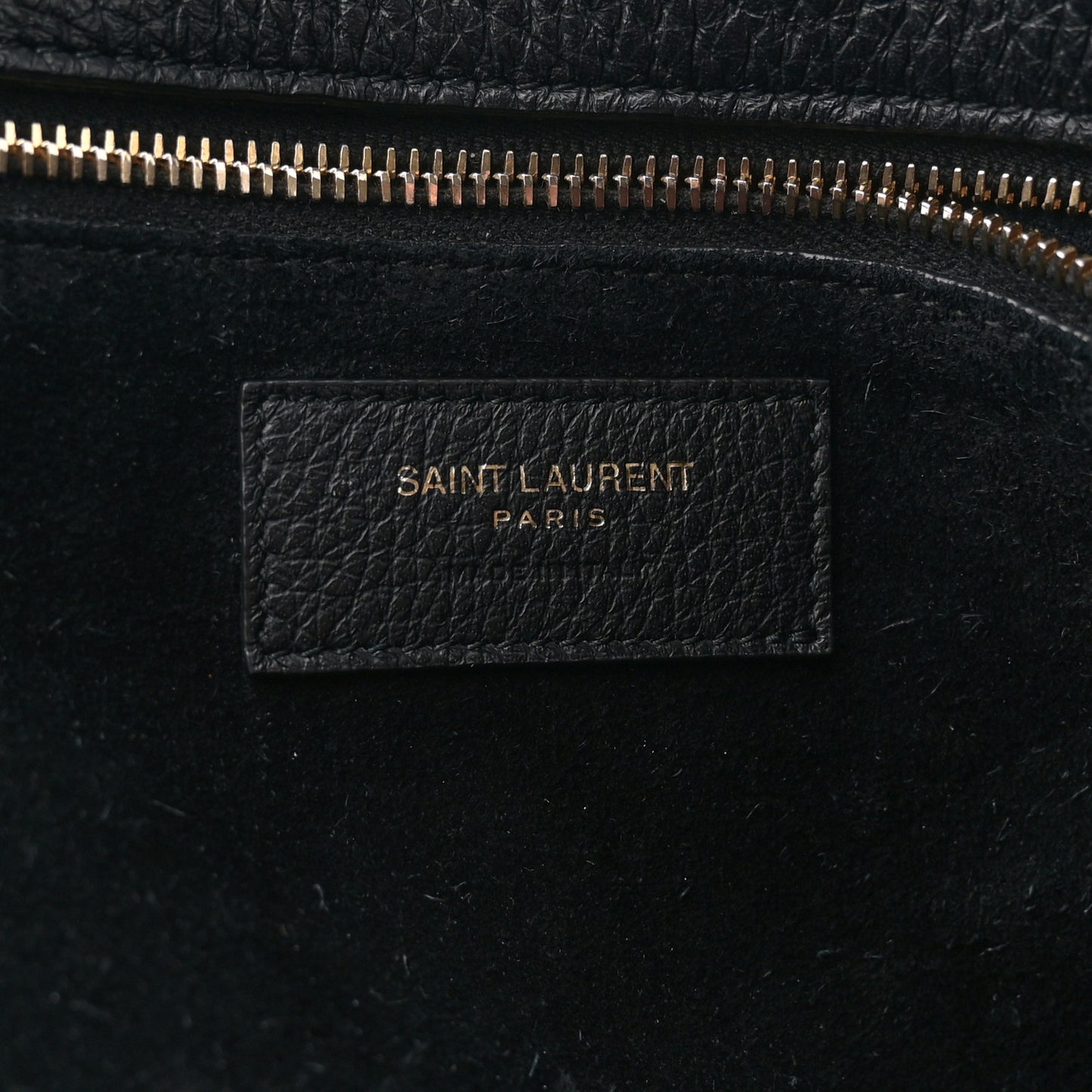 Grained Deerskin Bea Tote Black