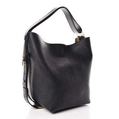 Givenchy Grained Calfskin GV Bucket Bag Black 3 of 9