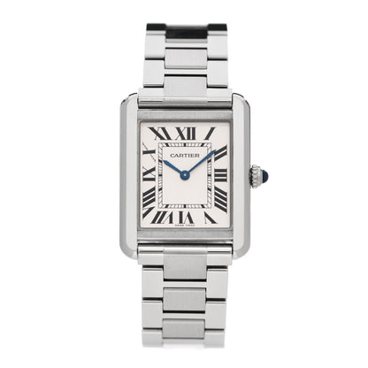Cartier Stainless Steel 24mm Tank Solo Quartz Watch 1 of 5