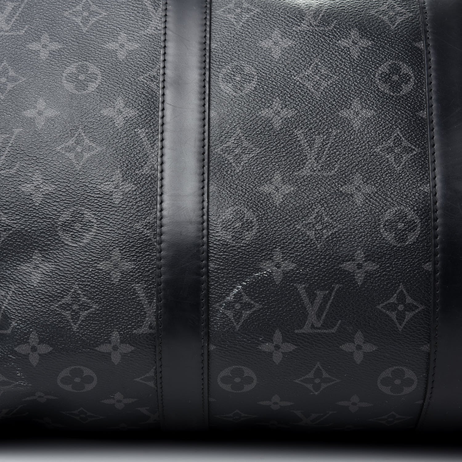 Louis Vuitton Monogram Eclipse Keepall Bandouliere 55 11 of 11