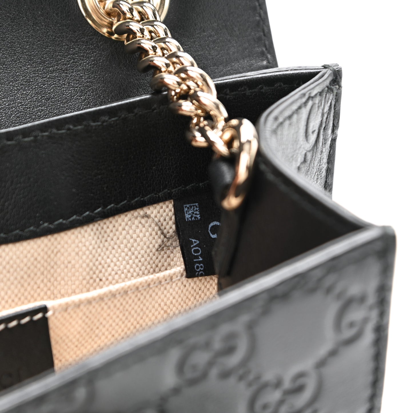 Microguccissima Mini Emily Shoulder Bag Black
